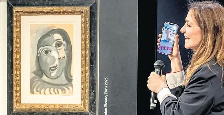 100 euro’luk Picasso hayırsever mühendisin
