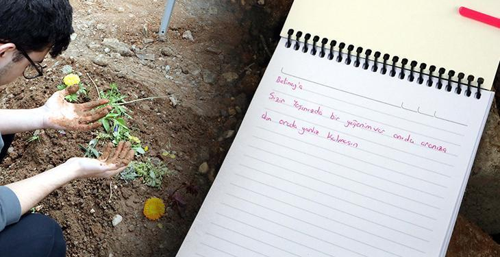 Okul saldırısında hayatlarını kaybeden öğrencilerin mezarına bırakıldı! Dikkat çeken not