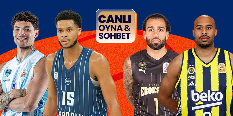 Basketbol Süper Ligi’nde play-off çeyrek final zamanı! İki maçın heyecanı canlı sohbet ile Misli’de