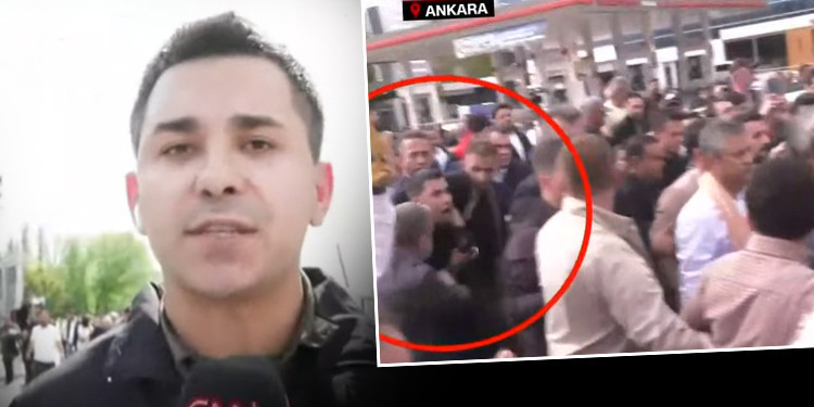 CNN TÜRK muhabirine Ali Mahir Başarır’dan saldırı