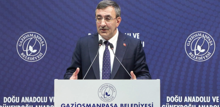 Cumhurbaşkanı Yardımcısı Yılmaz: Türkiye’yi çatışmalardan, ateşten uzak tutuyoruz