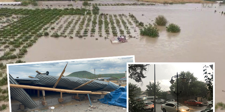 Meteoroloji uyarmıştı: Sağanak sonrası felaketi yaşadılar! Yurdun farklı noktalarından şok görüntüler