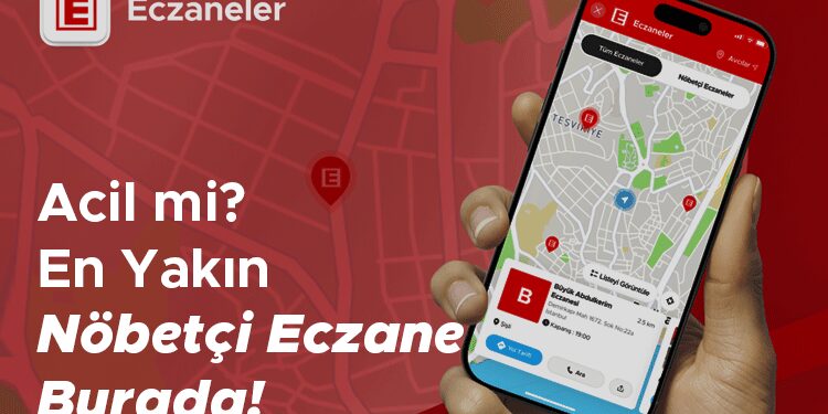 Size en yakın nöbetçi eczaneler, adresleriyle konumlarıyla telefonunuzda
